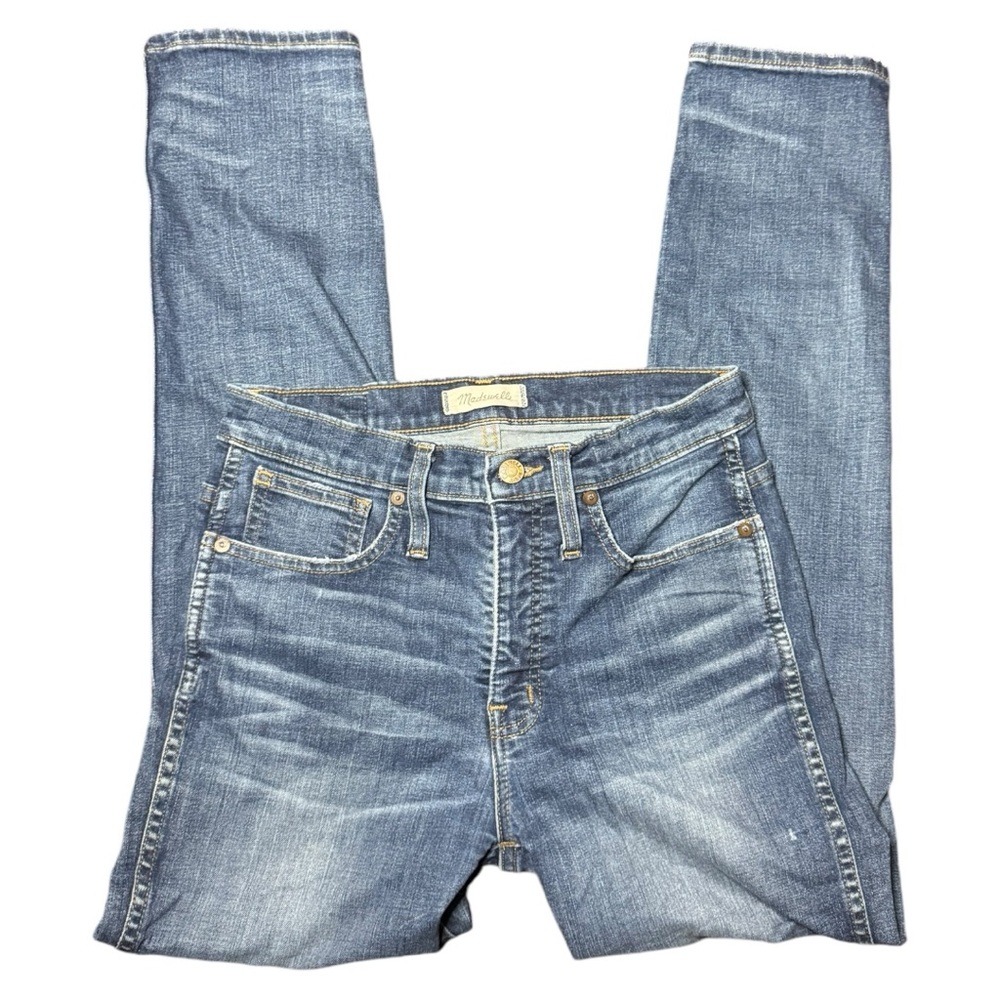 Madewell Slim Straight Leg Jeans - Picture 3 of 12